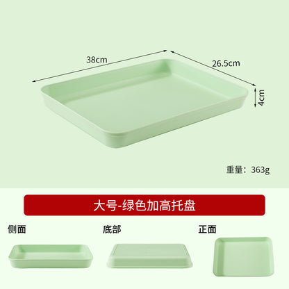 Commercial Deepening Tray Rectangular Kindergarten Plastic Storage Tray for Hot Pot Food Preparation Tray with Marinated Flavor Marinated Dishes Display Tray