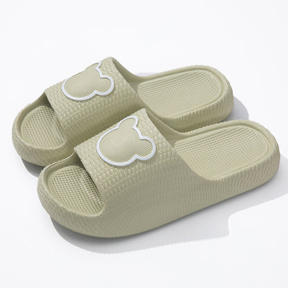 Stepping on excrement feeling sandals and slippers women's summer new home non-slip bathroom home men's eva cool tray factory wholesale cross-border