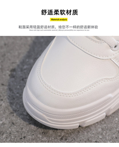 High-Top White Sneakers for Women 2026 Autumn Trendy Shoes Student Korean Style Versatile New Sneakers Sports Shoes Women's Shoes Qr522