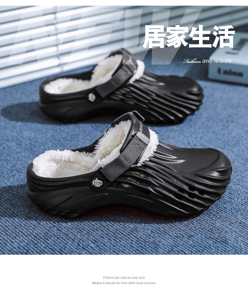 Cotton Slippers for Home, High-End Outer Wear, 2025 Winter New Cross-Border Cotton Shoes Manufacturer Wholesale Cotton Tow