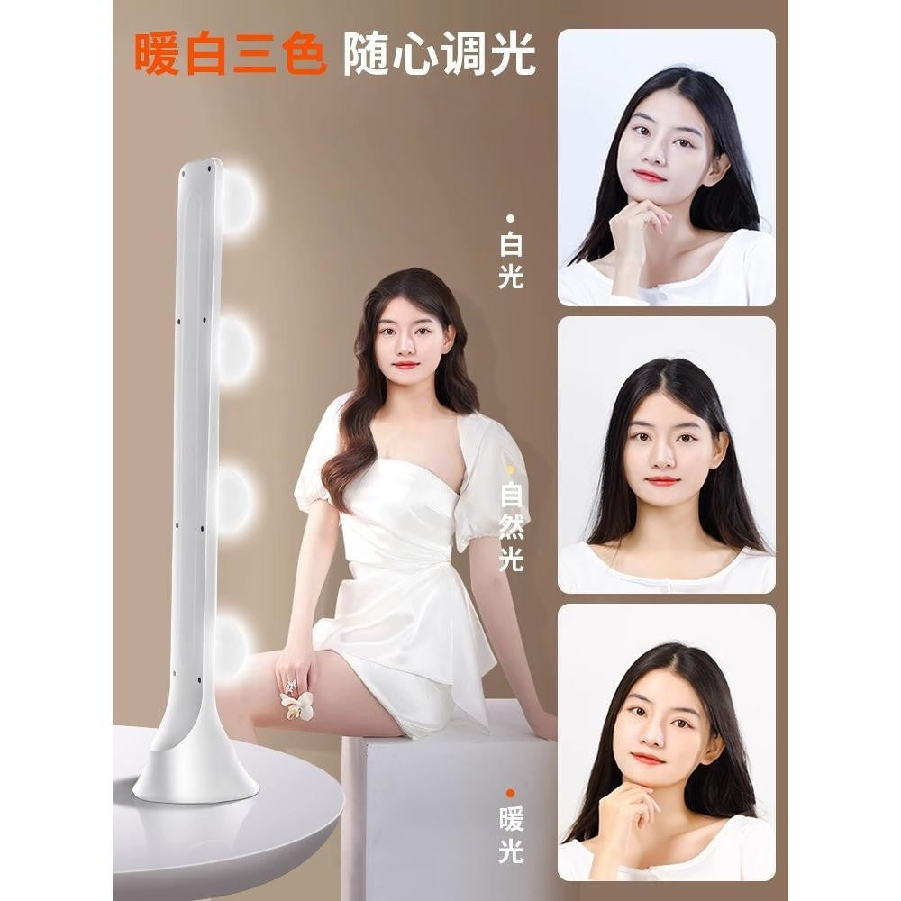 Live fill light anchor desktop makeup dedicated double row LED beauty skin rejuvenation professional live studio video background