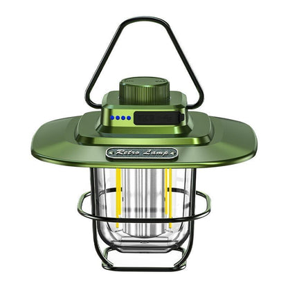 Retro camping light LED ceiling light tent light horse light strong light portable charging portable light multifunctional camping light