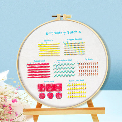 Mona Lisa Royal Embroidery Cross Stitch Techniques Collection: Simple and Easy-To-Learn Embroidery Methods, Complete with Four Types of Embroidery Techniques