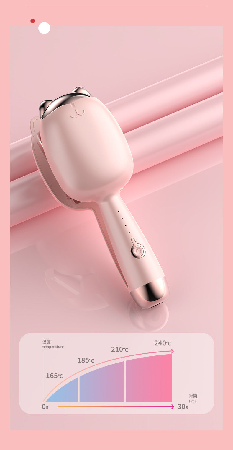 Egg Roll Hair Iron Large Wave Curling Iron Water Ripple Curling Iron 32mm Cat Claw Type Cross-Border Girls Hair Salon