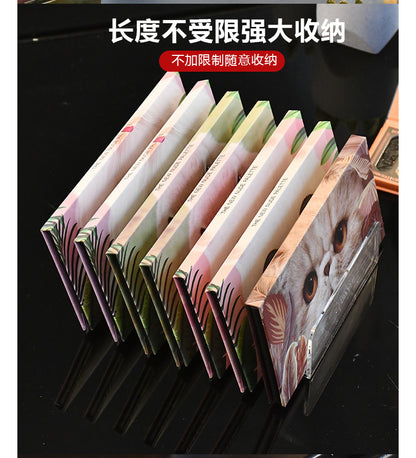 Cross-border Eye Shadow Plate Storage Rack Transparent Powder Cake Box Desktop Drawer Split-compartment Cosmetic Cosmetic Storage Rack Customization