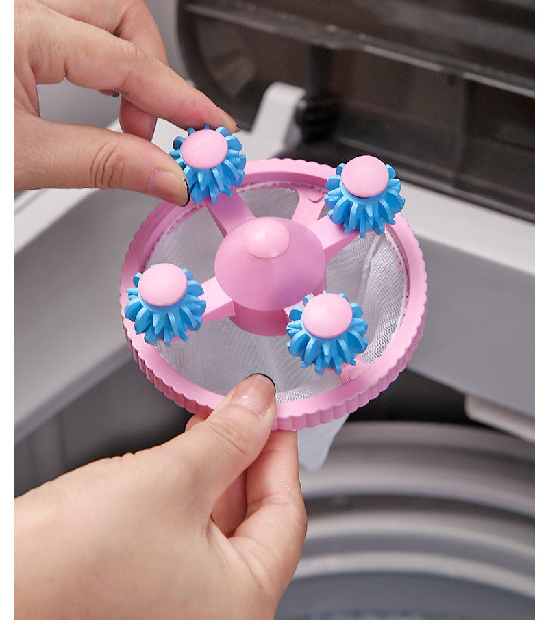 Washing Machine Filter Bag Lint Remover Cleaning Floating Household Artifact Washing and Protection Ball Lint Removal Lint Filter Laundry Bag