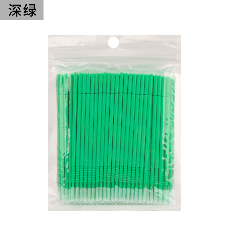 New wholesale long head cotton swab eyelash tattoo nail cleaning cotton swab eyelash disposable long thread cotton swab