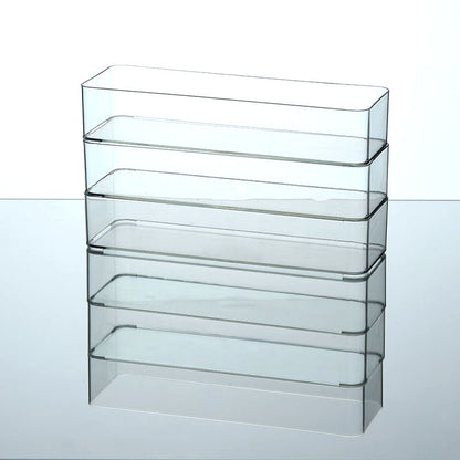 Enlarge 40cm Long Transparent Box Narrow Long Square Storage Box 15cm Wide Water-tight Drawer Finishing