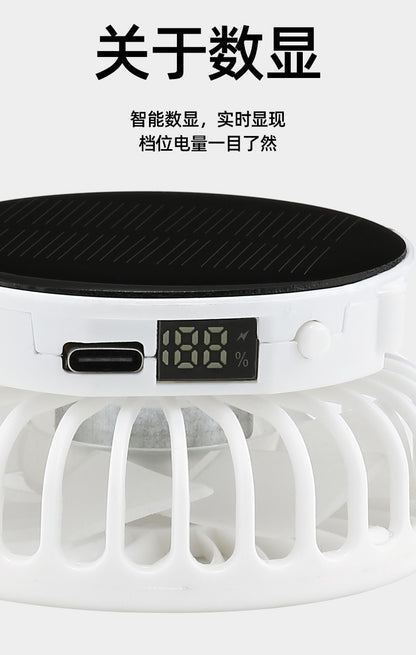 Adult summer solar charging with fan hat men and women breathable mesh sun protection outdoor sun-proof peaked cap