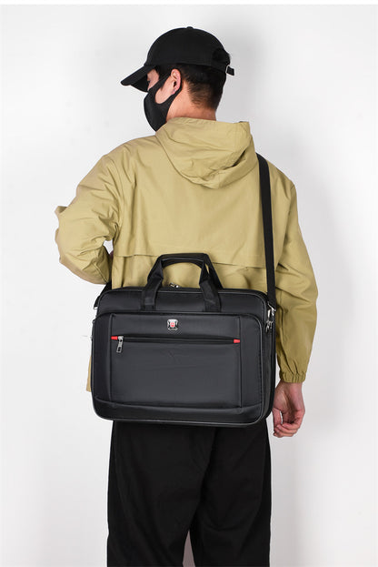 Manufacturer Wholesale Men's Large-Capacity Briefcase Business Trip Laptop Bag Portable Travel Bag Wear-Resistant Business Bag