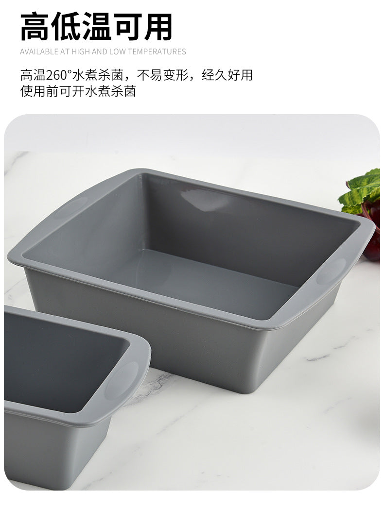 Food Grade Silicone Bread Chiffon Toast Mold Cake Pan Easy to Demould DIY Baking Silicone Cake Mold