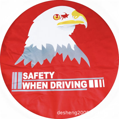 Source factory car tire protective cover tire cover spare tire cover protective cover thickened tire cover all black tire cover