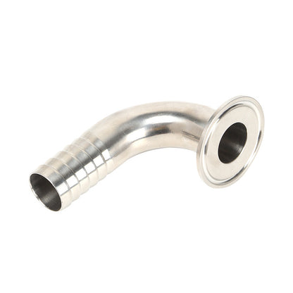 SS304 SS316L stainless steel 90 degree quick loading leather pipe elbow