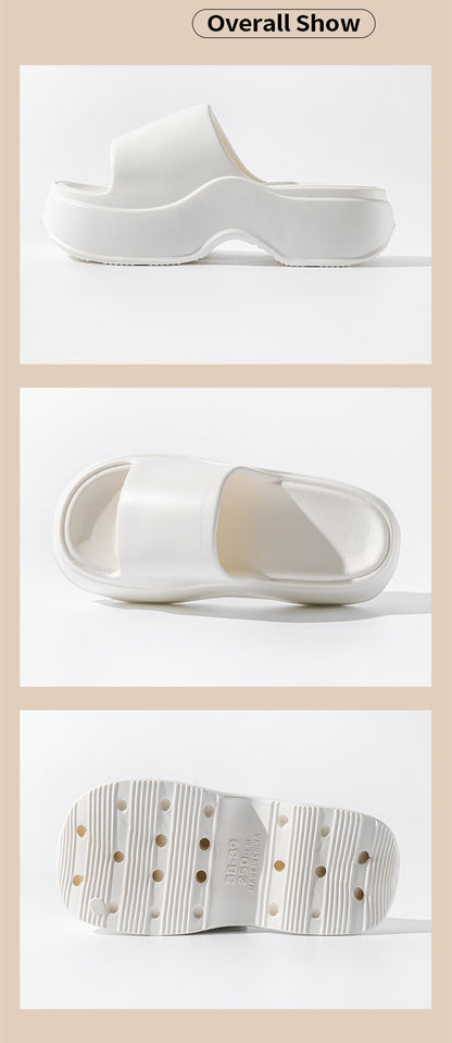 Eva Thick-Soled Slippers for Women to Feel Like Stepping on Shit, Indoor and Home Summer Deodorant Soft-Soled Outer Wear Heightening Beach and Seaside Slippers