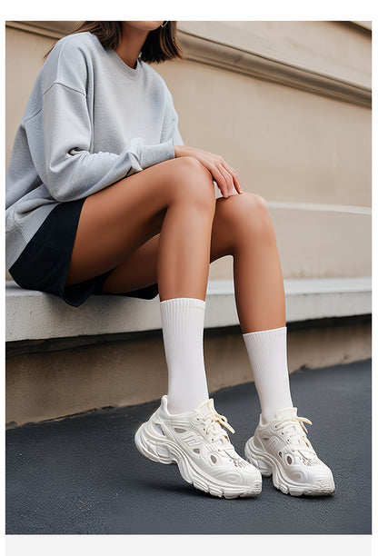 Thick-Soled Clogs for Women, Summer Sports and Leisure 2025 New Internet Celebrity Fashion Non-Slip Toe-Cap Sandals