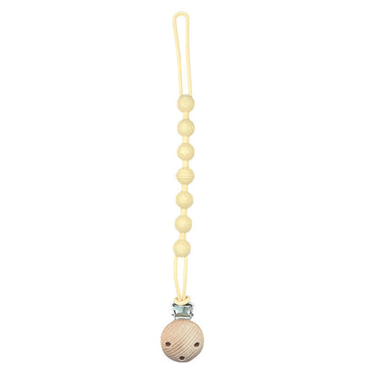 Ins Nordic Style New Plastic Clip Silicone Chain Baby Toy Grinding Stick Tooth Gum Silicone Chain Nipple Anti-losing Rope