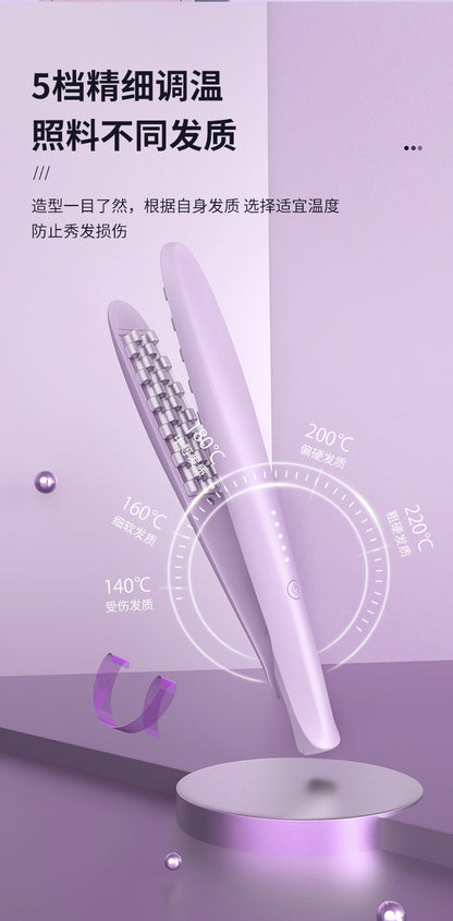Arc Teeth Fluffy Splint Tin Paper Perm Pad Hair Short Small Lazy Man Artifact Male Hair Root Ironing Iron Curling Rod Female