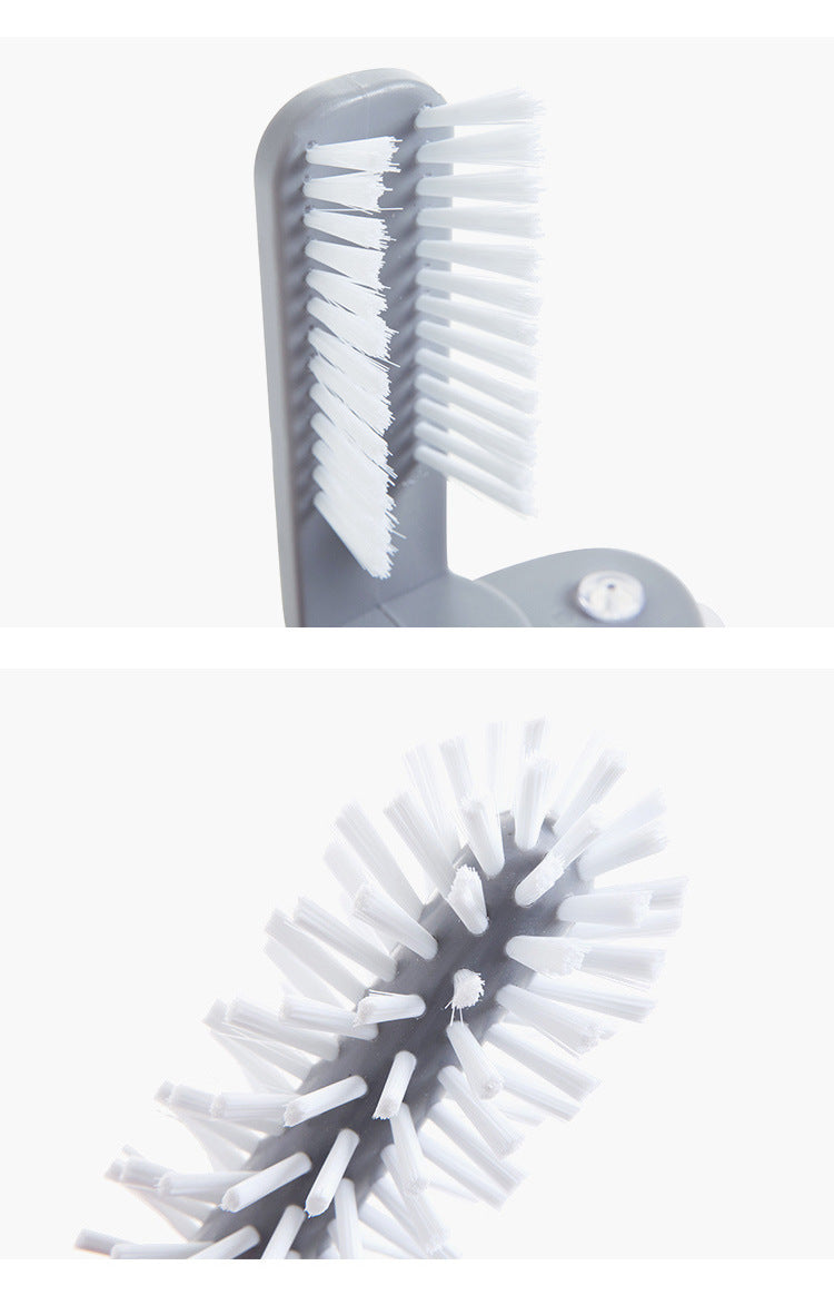 Cup Brush, Cup Washing Brush, Suction Cup Brush, Multifunctional Milk Tea Shop Suction Wall Rotating Decontamination Cleaning Glass Cup Brush