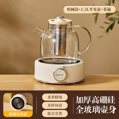 Health Pot Multi-functional Home Office Full Glass Flower Tea Pot Large Capacity Kettle Boiling Tea Pot Gift Box Gift