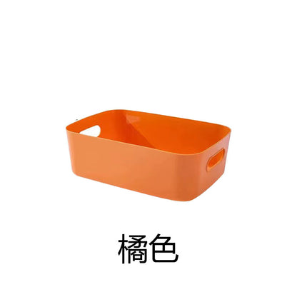 X5039 Desktop Storage Basket Cosmetics Storage Box Kitchen Drawer Miscellaneous Plastic Box Rectangular Organizer Box