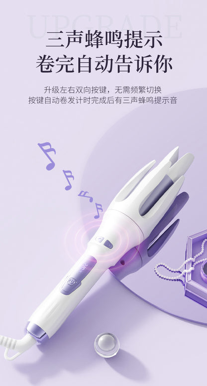 Full-automatic double card slot curling irons artifact lazy people do not hurt their hair electric rotating big wave dormitory lasting shaping