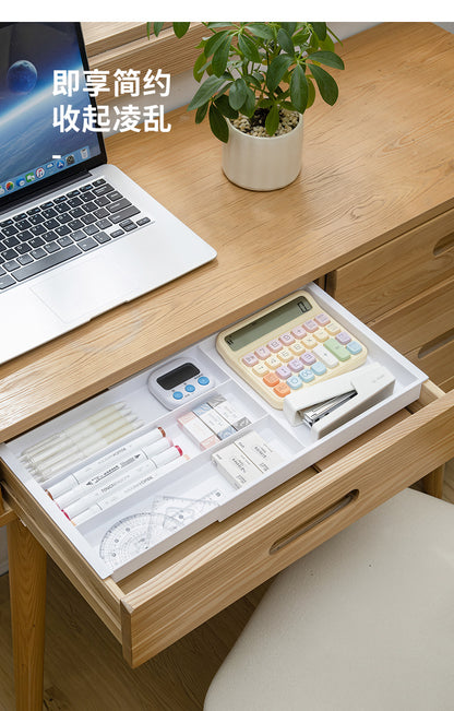 Drawer Retractable Storage Box Cosmetics Sundries Compartment Storage Box Partition Organizer Box Home Kitchen Tableware