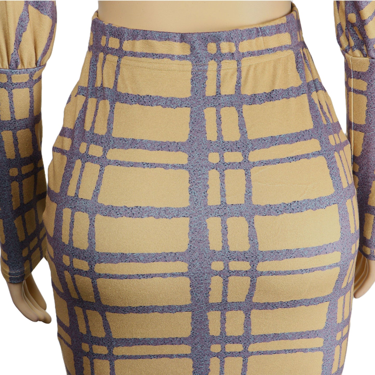 UK2295 European and American Sexy V-neck Chest Wrap Hip Skirt Two-piece Night Dress