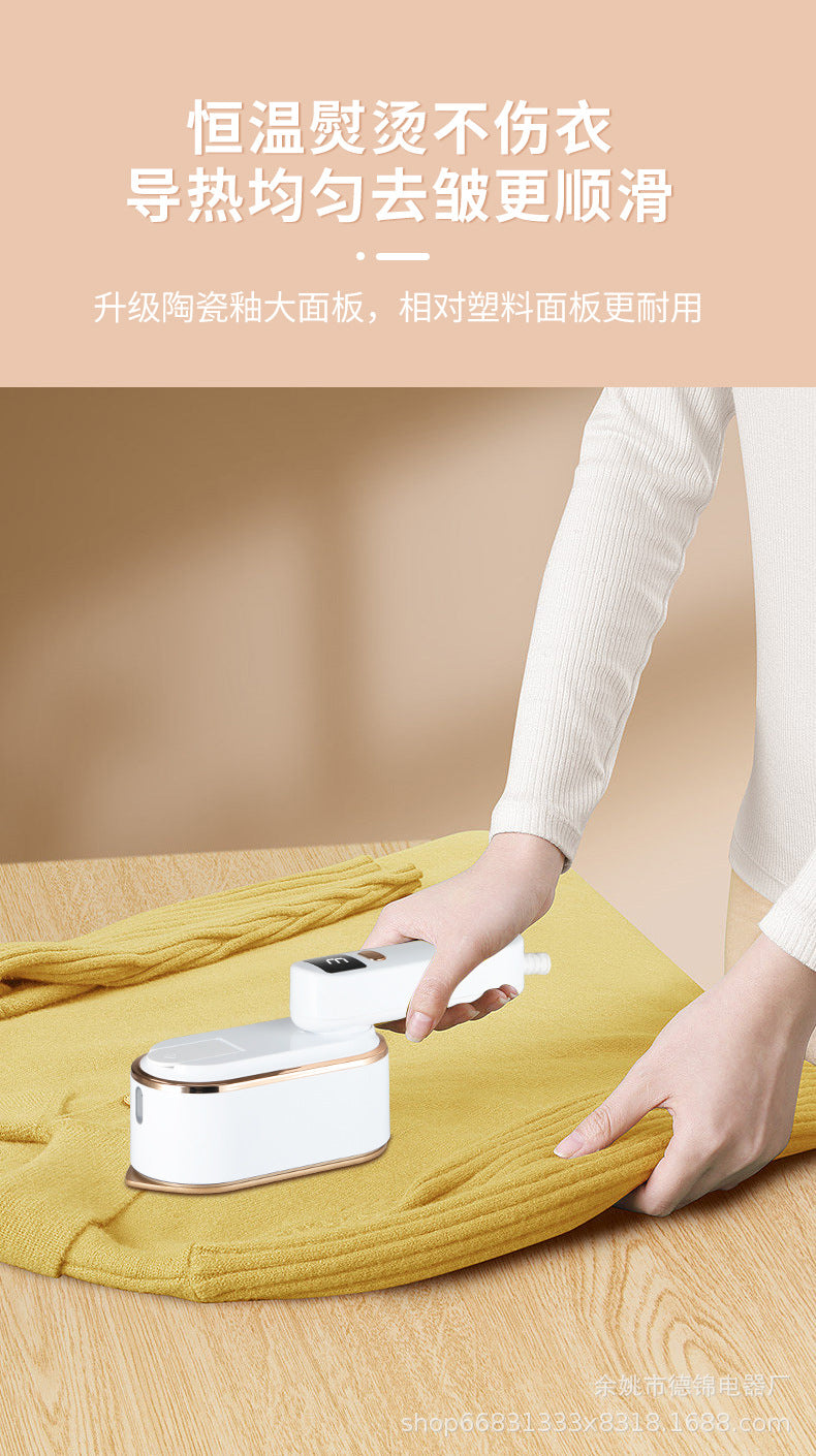 Popular Household Electric Iron with Three-Speed Digital Display, Wall-Mountable Ironing Machine, Student Dormitory Ironing Iron, Handheld Garment Steamer