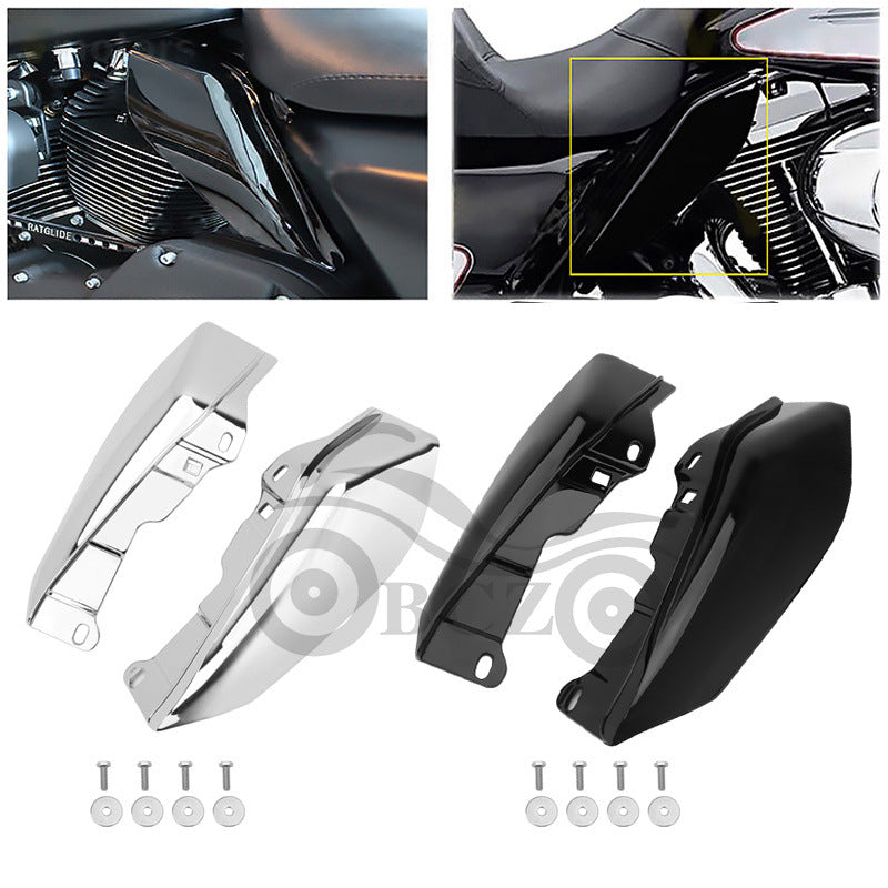Suitable for Harley Glide Modified Heat Shield Motorcycle Heat Shield Guide Shield 09-16 Fittings Fairing
