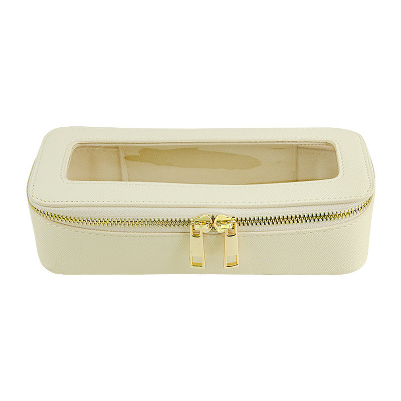 Small single custom high-level cosmetic brush storage box cross-border exquisite beauty storage bag portable texture cosmetic bag