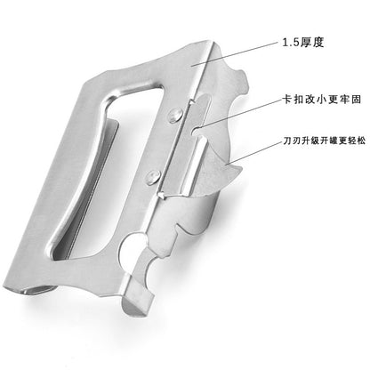 Spot Wholesale Bottle Opener Thickeneded Multi-Functional Stainless Steel Can Opener Japanese Can Opener Can Portable Fast and Simple