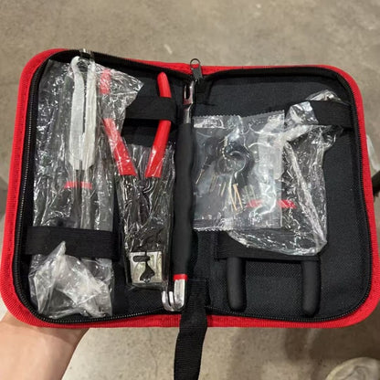 Red and black elbow 60 degree power-off pliers bolt pliers multi-purpose pliers car oil pipe separation harness pliers cross-border pliers