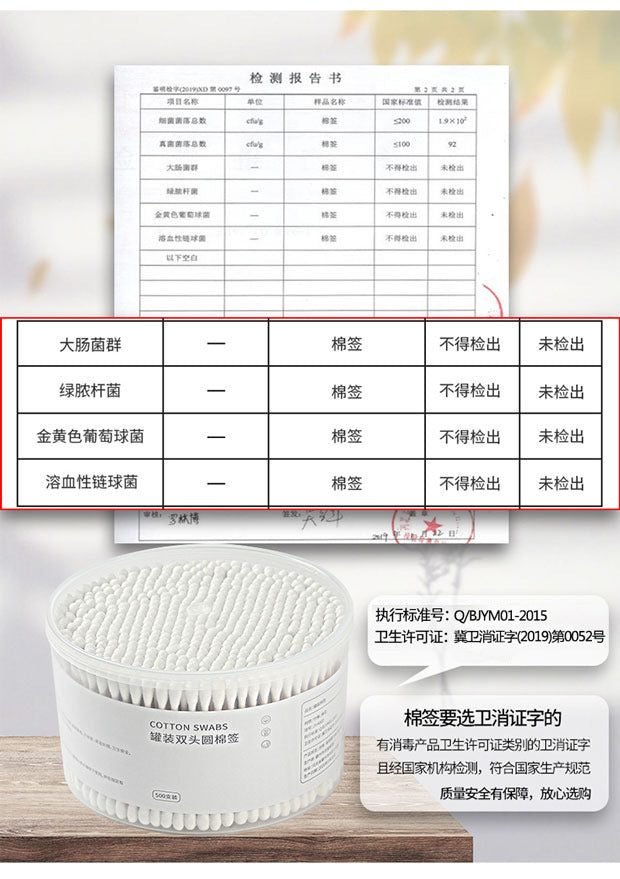 Disposable Cotton Swabs for Ear Removal, Baby Cotton Swabs, Makeup Remover Boxed Double-Ended Cotton Swabs, Cleaning Cotton Swabs, Cotton Swabs Wholesale