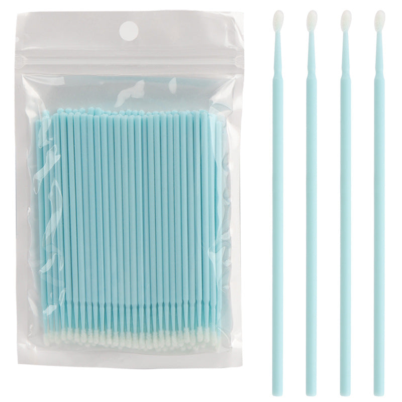 Wholesale New Macaron Color Removal Cotton Swab Grafting Eyelash Cleaning Cotton Stick Eyelash Multifunctional Nano Micro Coater