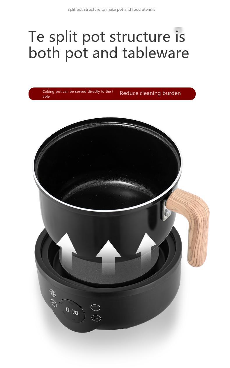 Cross-border 110V/220V English packaging household full-automatic multifunctional split 1.8-liter electric cooking pot European, British and American regulations