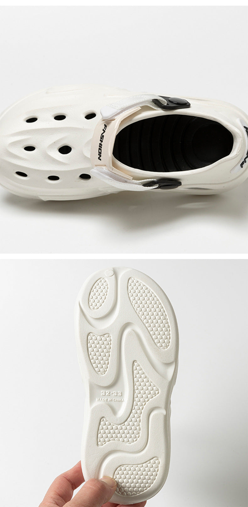 2025 Croc Shoes Men's Summer New Outerwear Non-Slip Soft Sole Baotou Men's Shoes Sports Coconut Sandals