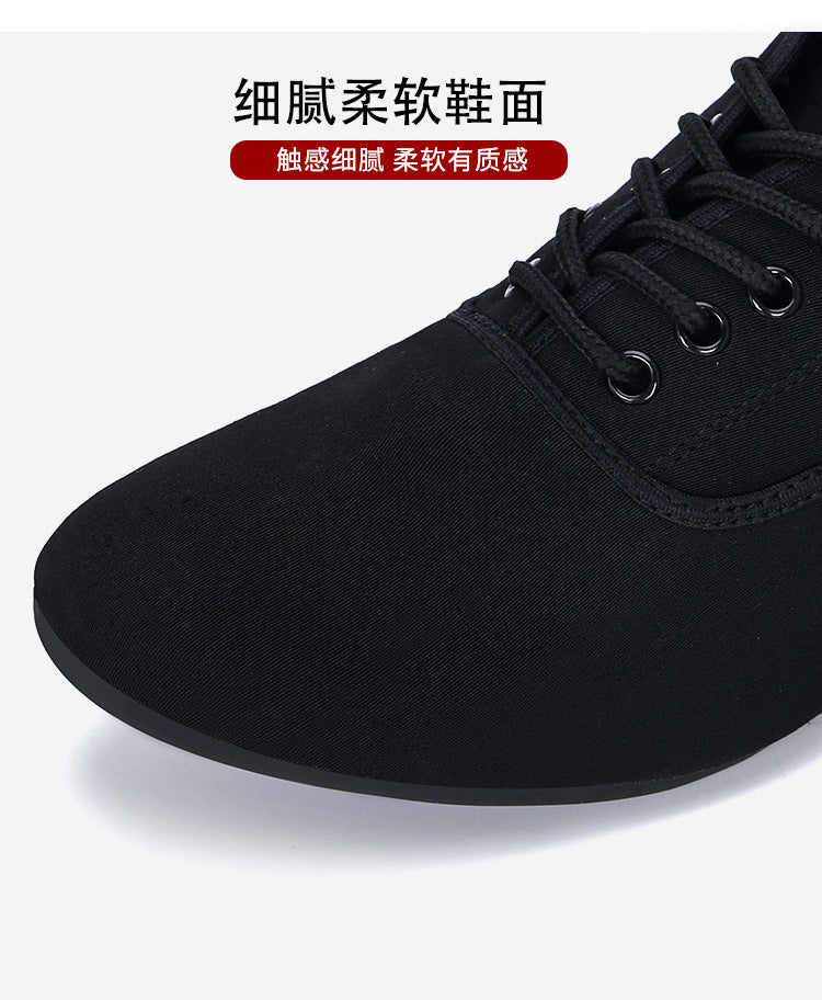 Oxford Cloth Latin Dance Shoes Men's Square Dance Shoes Adult Modern Dance Shoes Soft Bottom Social Dance Shoes Dance Shoes 2025