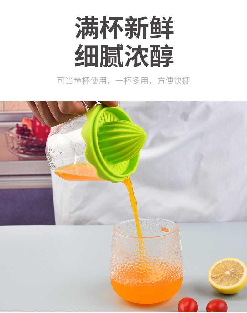 Multifunctional Lemon Manual Juicer with Measuring Cup Easy to Clean Orange Fruit Juicer Juicer Lemon Press