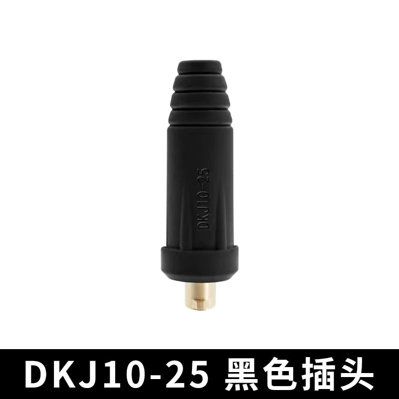 Welding Machine Quick Connector Dkj25-35-50-70 Square All-Copper European Quick-Plug Welding Head Cable Connector