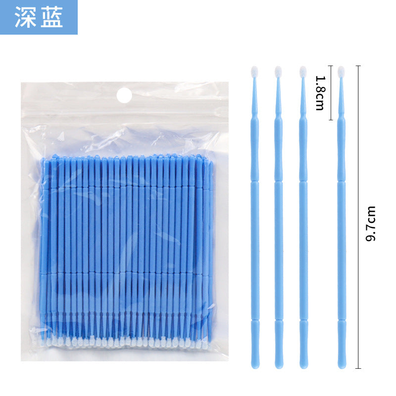 Wholesale Eyelash Extension Cotton Swabs, Disposable Small-Headed Eyelash Cleaning Cotton Sticks, Makeup Removal, Beauty Eyelash Micro Brushes