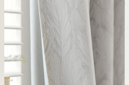 Cream Style Jacquard Curtain for Bedroom Premium Chenille Shading Living Room Bedroom French Light Luxury Shaoxing Curtain