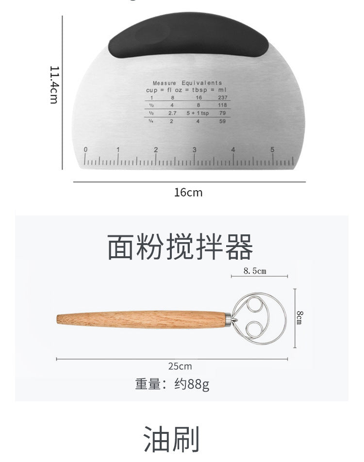 Silicone Fermentation Basket Household Oven Baking Dough Fermentation Bowl Folding High Temperature Resistant Large Capacity Bread Fermentation Basket