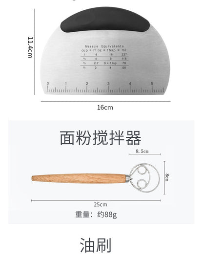 Silicone Fermentation Basket Household Oven Baking Dough Fermentation Bowl Folding High Temperature Resistant Large Capacity Bread Fermentation Basket