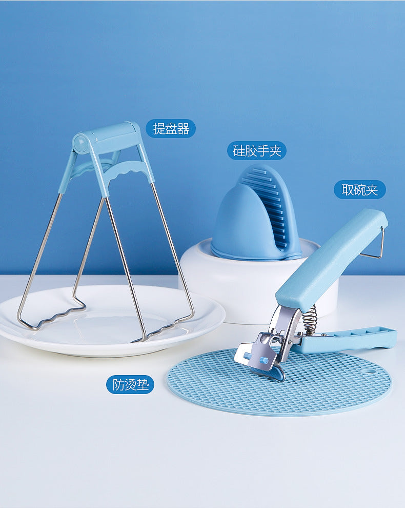 Thickened Bowl Clamp, Anti-Scalding, Anti-Slip Clamp, Bowl Clamp, Plate Clamp, Steamed Vegetable Bowl Clamp, Anti-Slip, Anti-Scalding Hand Clamp, Plate Lifter