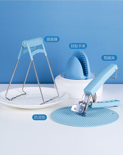 Thickened Bowl Clamp, Anti-Scalding, Anti-Slip Clamp, Bowl Clamp, Plate Clamp, Steamed Vegetable Bowl Clamp, Anti-Slip, Anti-Scalding Hand Clamp, Plate Lifter