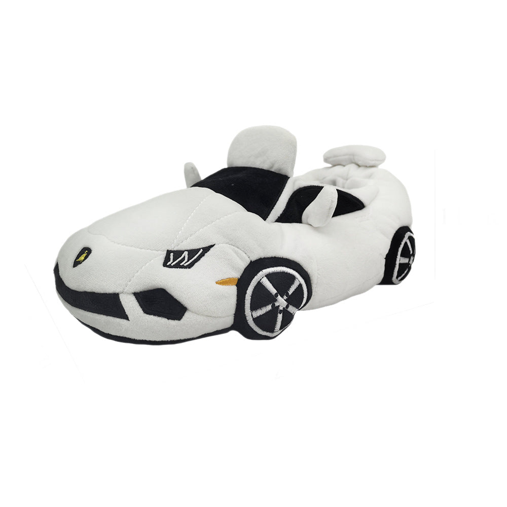 In-Stock Cross-Border Hot-Selling Racing Slippers Lamborghini Non-Slip Warm Home Cotton Shoes Winter Closed-Toe