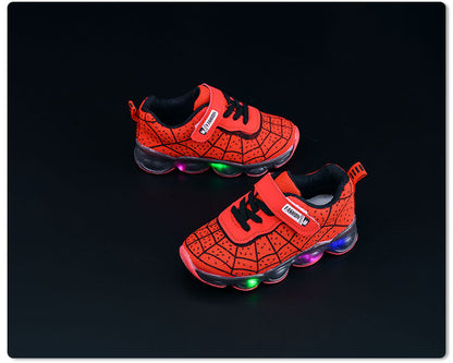 Spring and Autumn Kidsren's Shoes, Kidsren's Luminous Light Shoes, Men's and Women's Running Shoes, Baby Flash Shoes, Led Light-Up Sports Shoes, Mesh