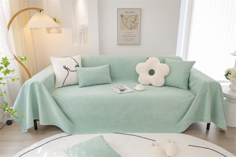 Four Seasons Universal Waterproof Sofa Towel Urine-proof Cat-scratch-proof Sofa Cover Cloth Towel Chenille Non-slip Non-sticky Sofa Cover