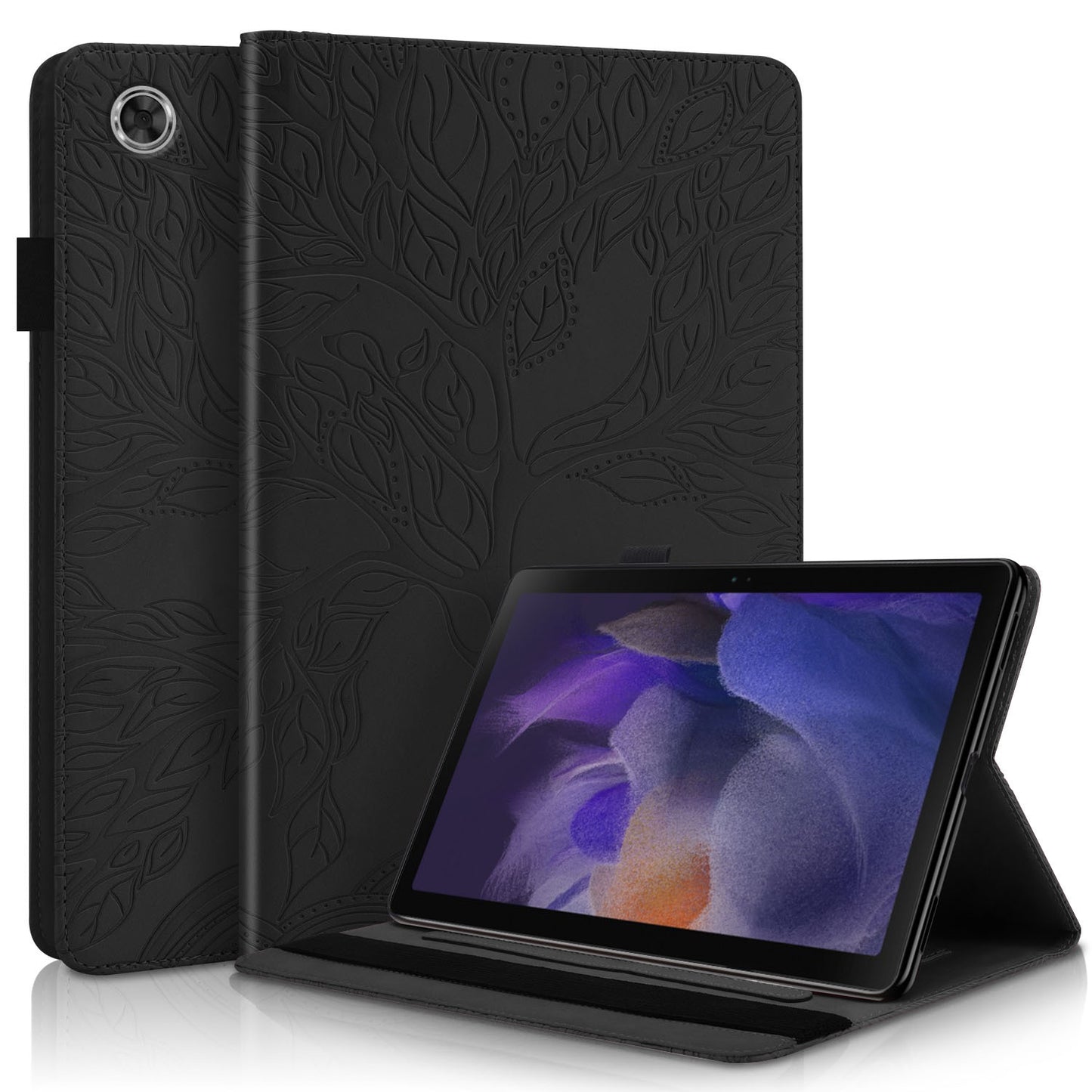 Suitable for Samsung A9 Plus Tablet Case A7Lite Protection S9Fe Flip Cover P610 Embossed S8Plus Leather Case A8