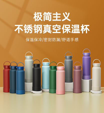 Space Kettle Thermos Cup with Large Capacity, Customizable Pattern and Logo, Stainless Steel Sports Portable Water Bottle Wholesale